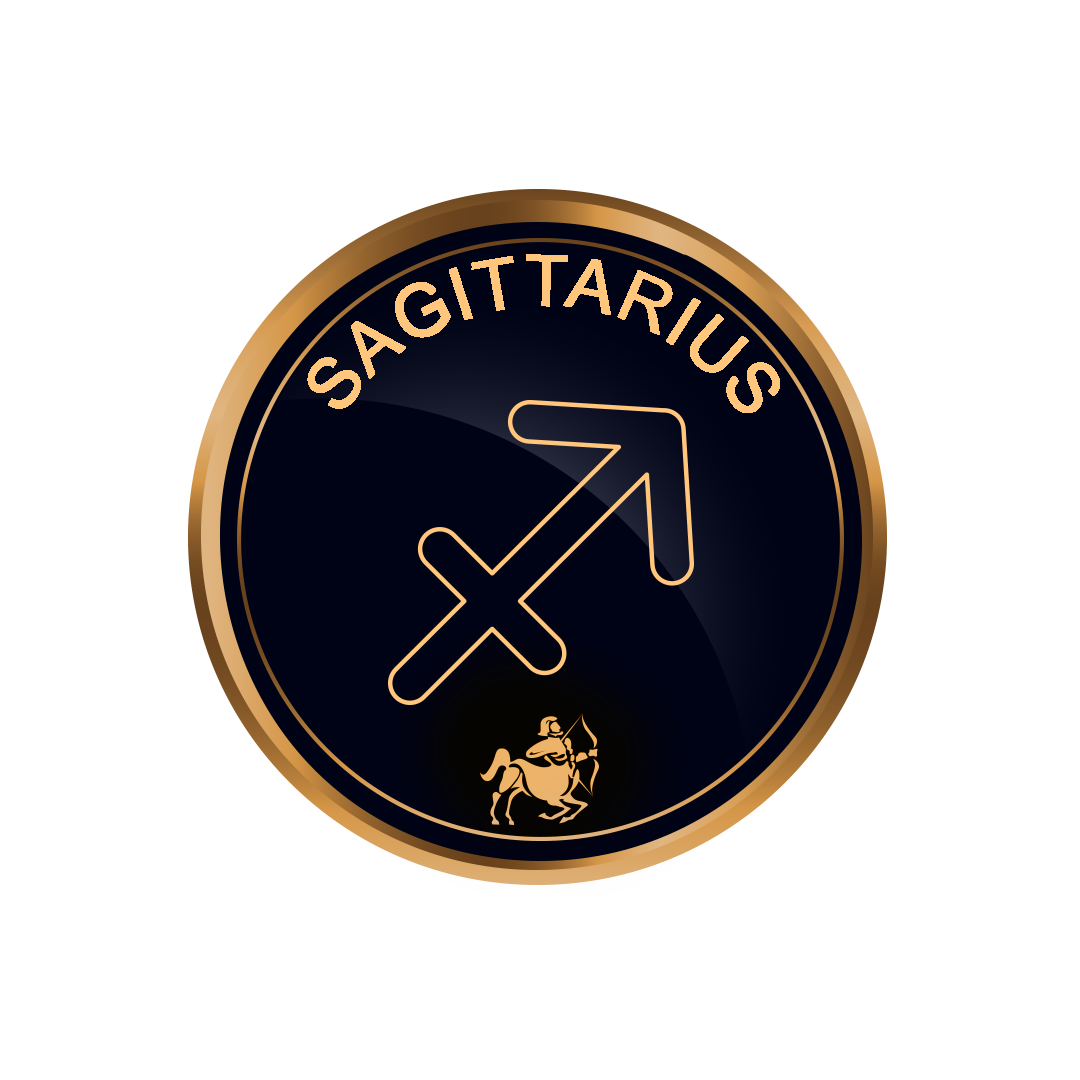 Golden Sagittarius png, Gold Sagittarius symbol, Sagittarius zodiac sign png, picsart transparent Sagittarius png full hd images download